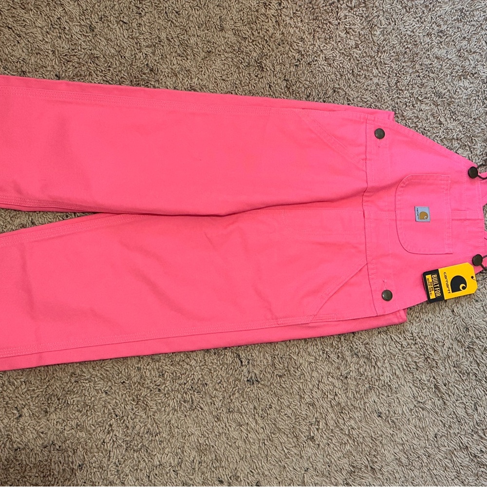 Carhartt Kids Pink Overalls